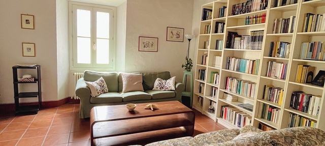 Rustic upper floor of a country villa in the heart of Italy in Emilia-Romagna